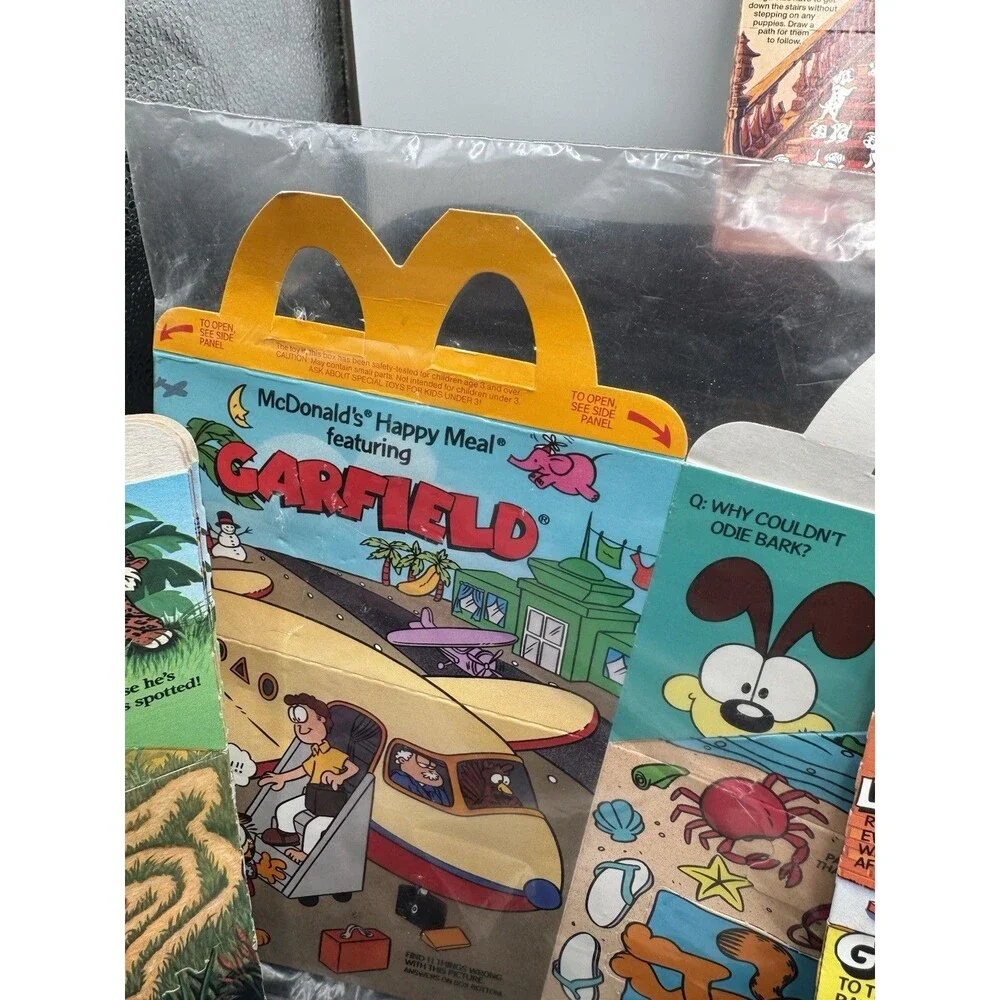 Set Of 23 McDonald’s Happy Meal Boxes. Never Used! Various Characters!